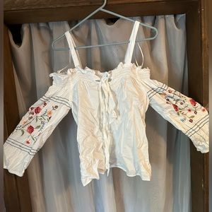 Floral Tanktop/long sleeved shirt